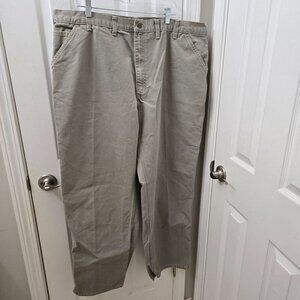 Carhartt Carpenter Pants 44x34 *42x32 Dungaree‎ fit Desert Cotton Canvas